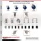 Service Caster 5 Inch 316SS Solid Poly Swivel 1-1/4 Inch Expanding Stem Caster Set Lock Brake SCC-SS316TTLEX20S514-SPUS-114-4 - alternate 4